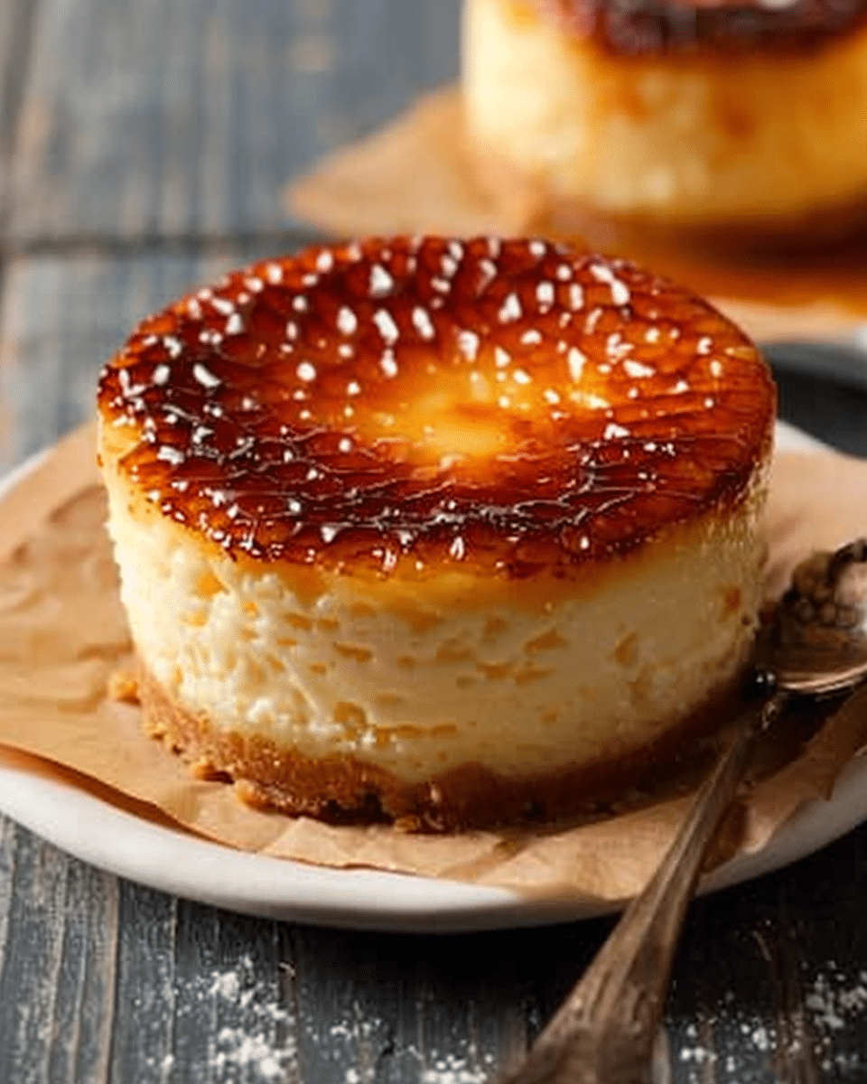 Mini Crème Brûlée Cheesecake