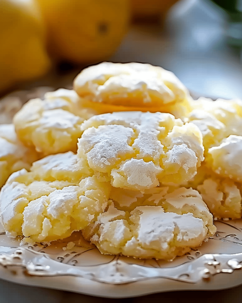Zesty Lemon Meltaway Cookies