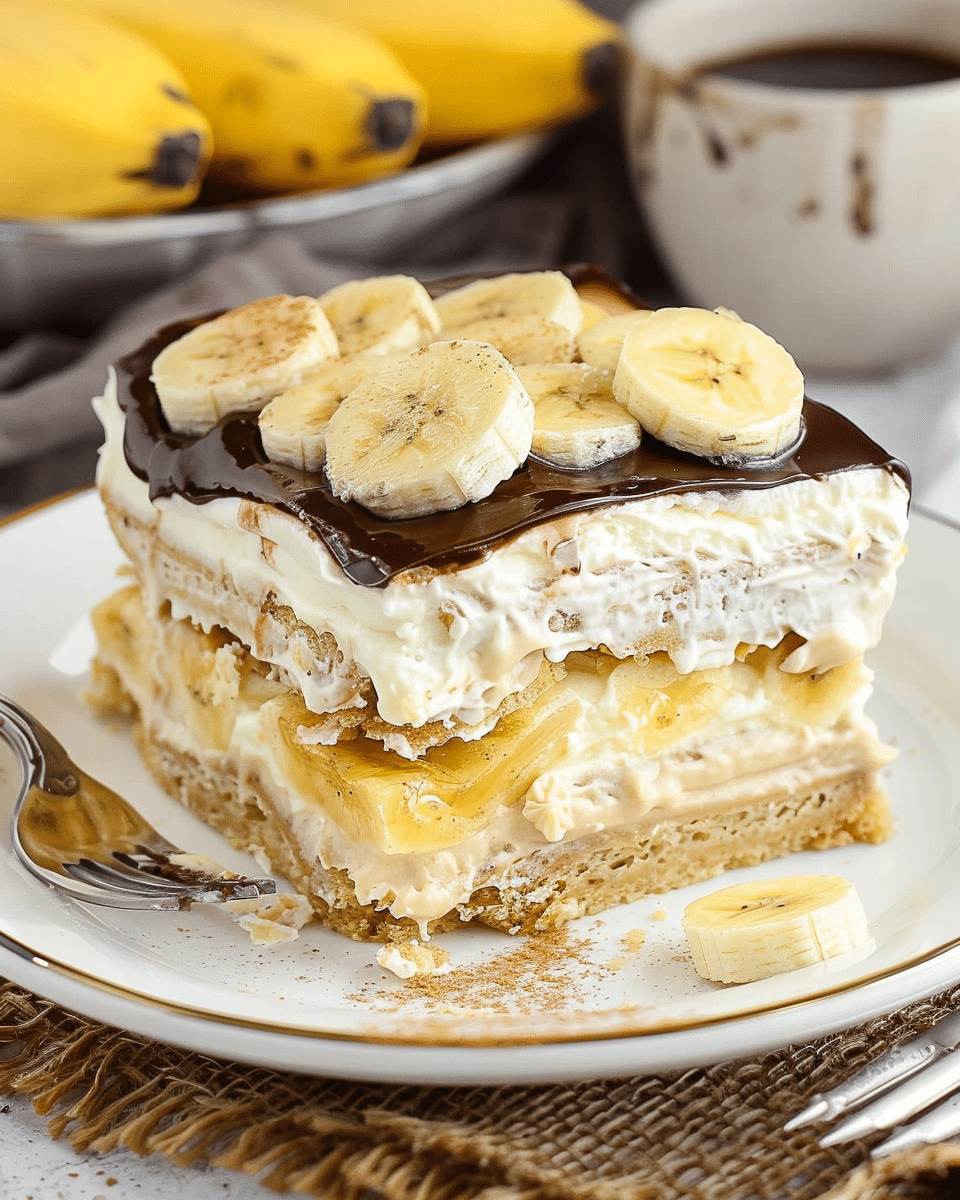 Banana Eclair Cake