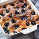Overnight Blueberry French Toast Casserole