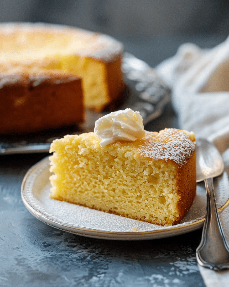 Greek Yogurt Protein Cake