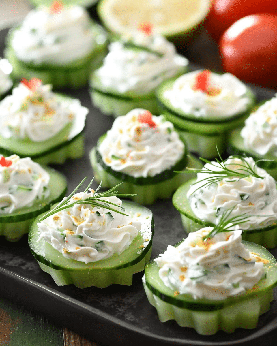Dilly Cucumber Bites