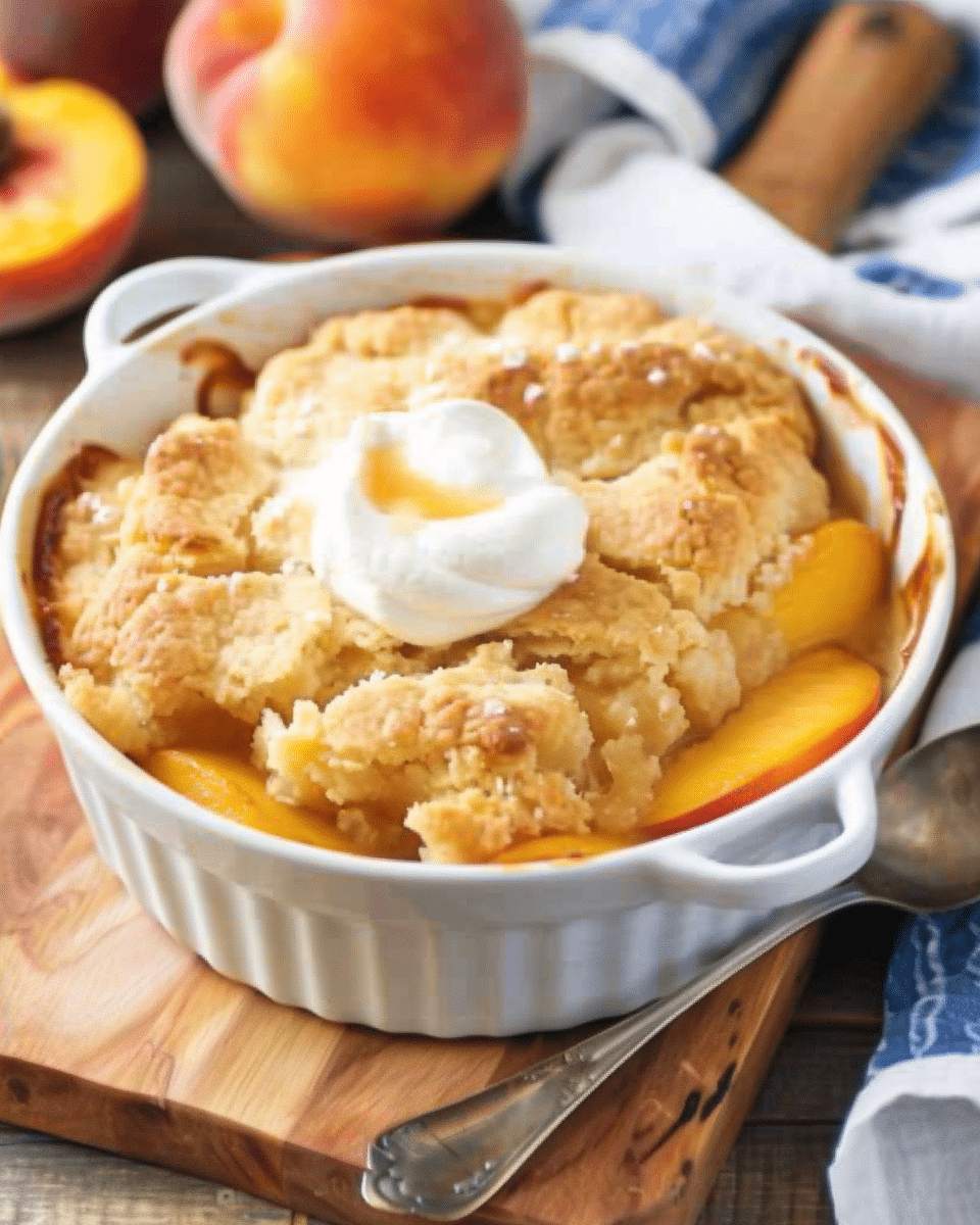Easy Peach Cobbler