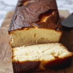 Burnt Basque Cheesecake in a Loaf Pan