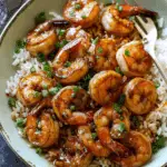 20-Minute Honey Garlic Shrimp Rice Bowl