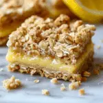 Lemon Oatmeal Crumble Bars