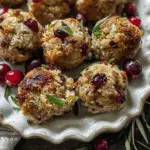 Cranberry Turkey Stuffing Balls
