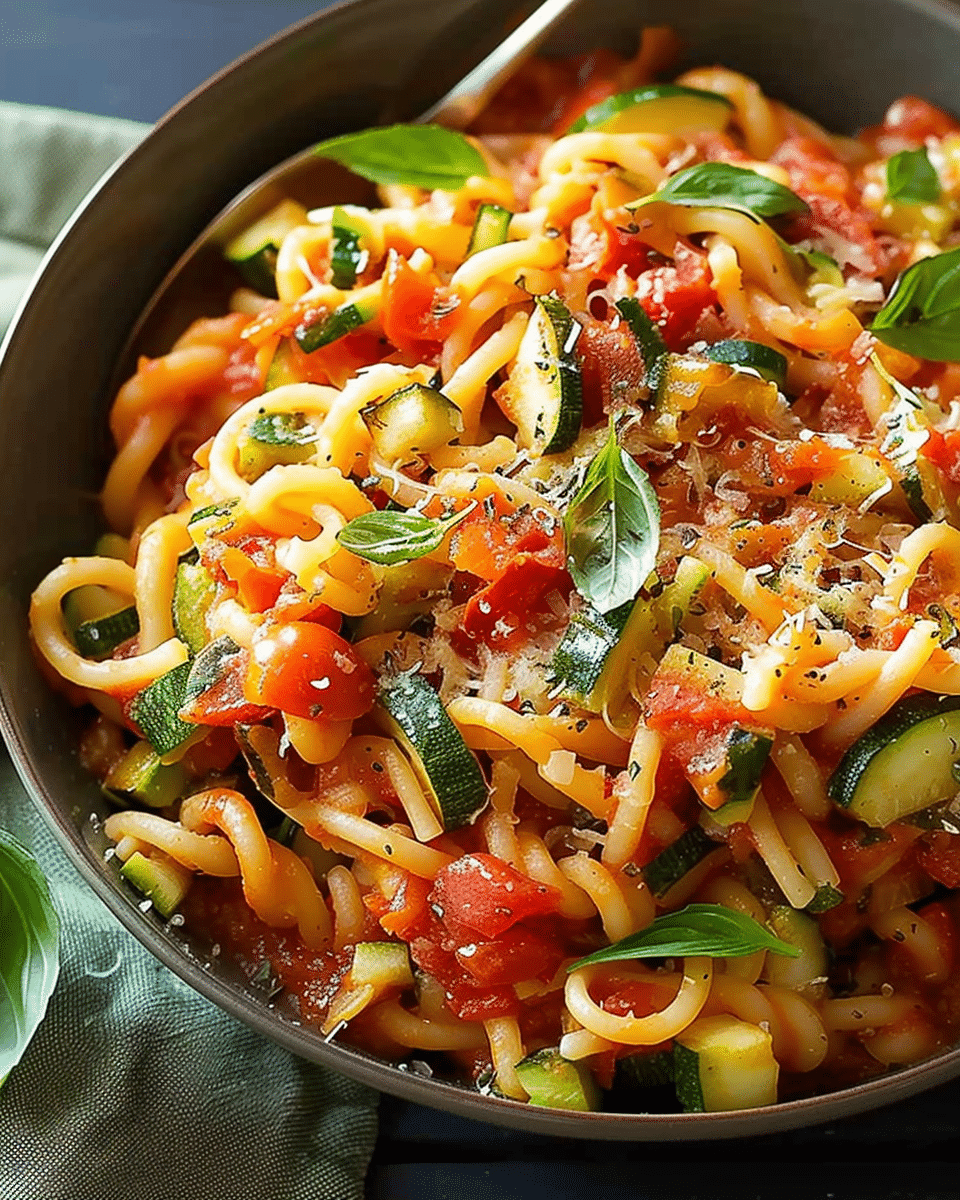 Tomato Zucchini Pasta