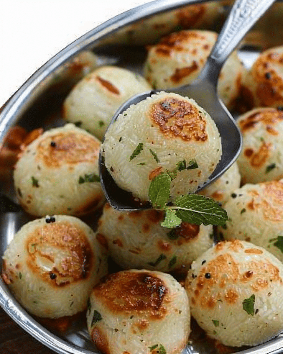 Rice Paddu (Instant Rice Flour Appe | Chawal ke Appe)