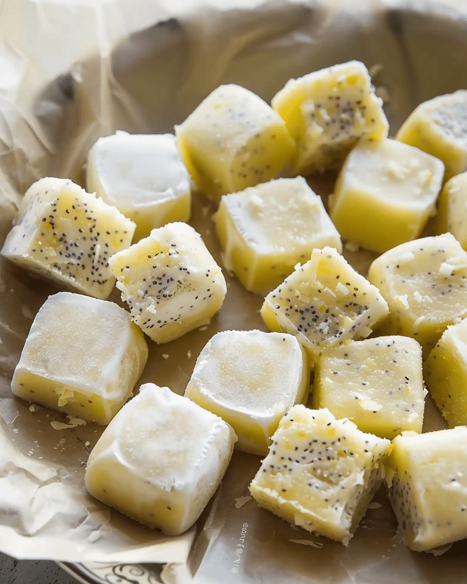 No-Bake Lemon Poppy Seed Fridge Bites