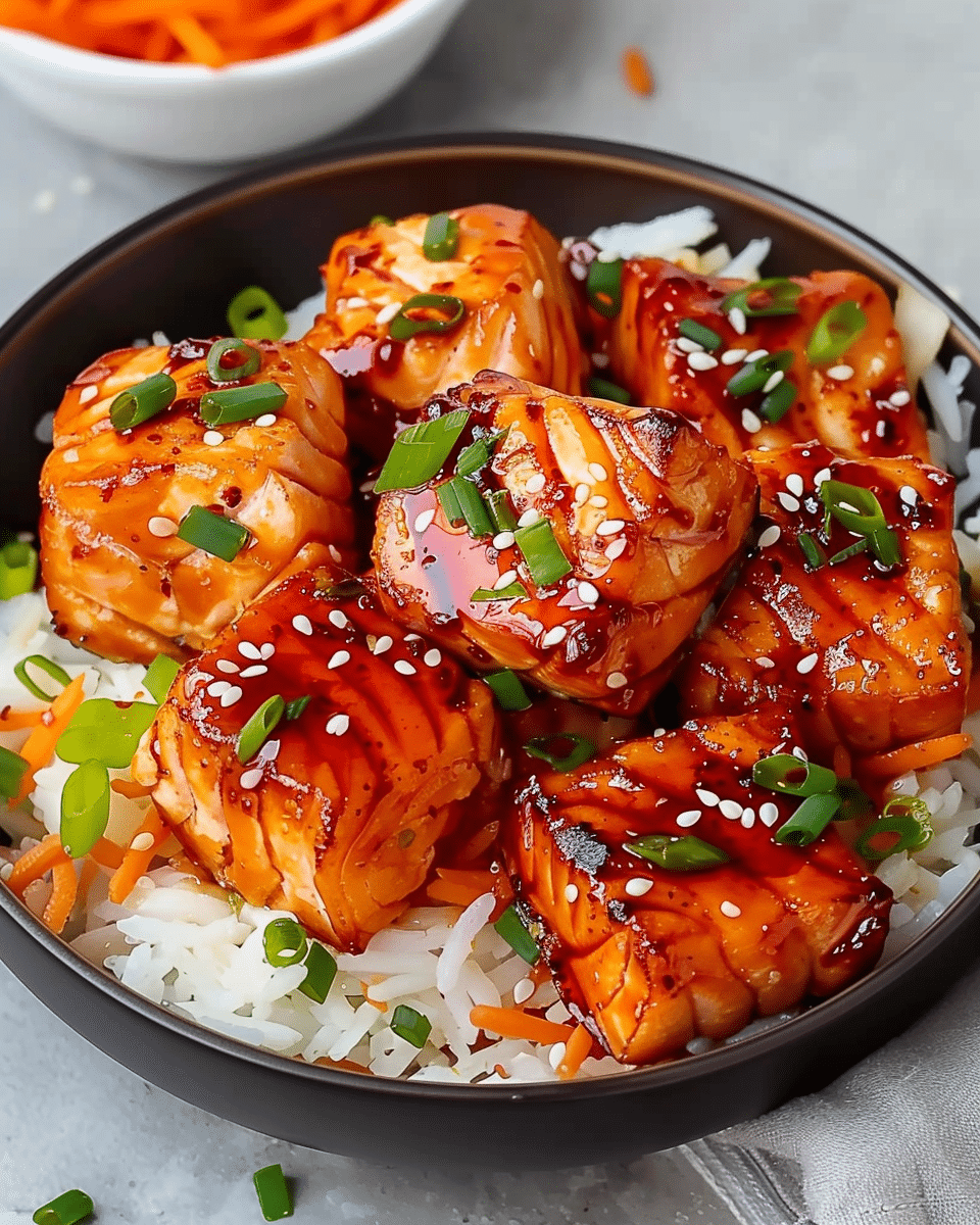 Bang Bang Salmon Bites Bowls