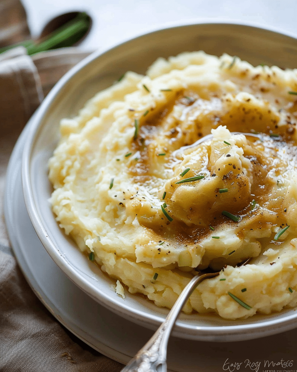 Caramelized Shallot Mashed Potatoes