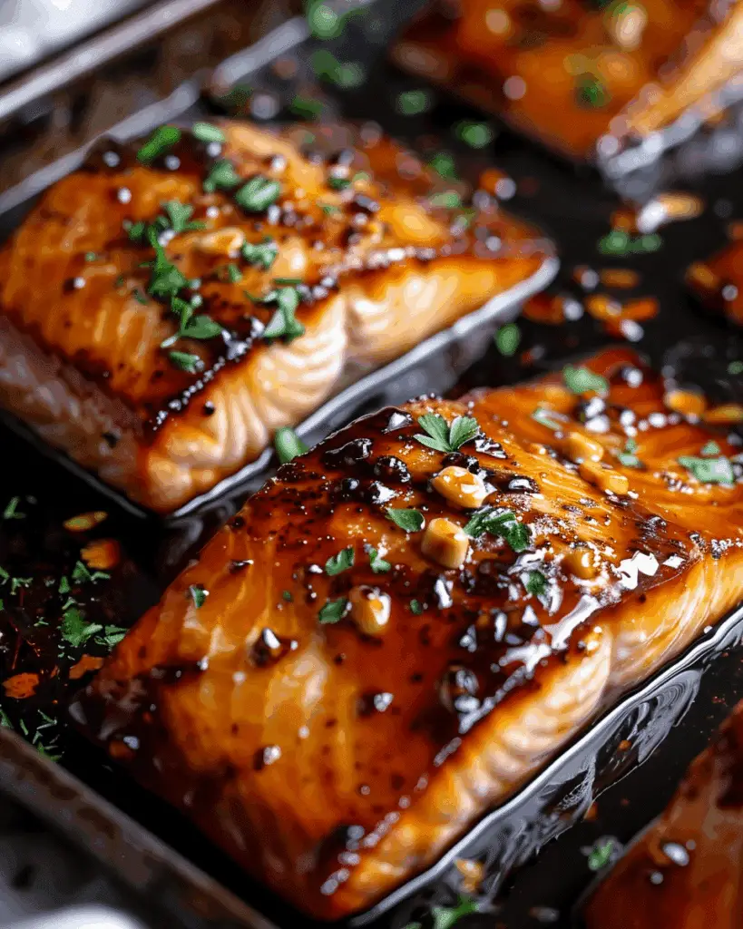Crispy Honey Garlic Glazed Salmon Recipe | Yum Family Recipes