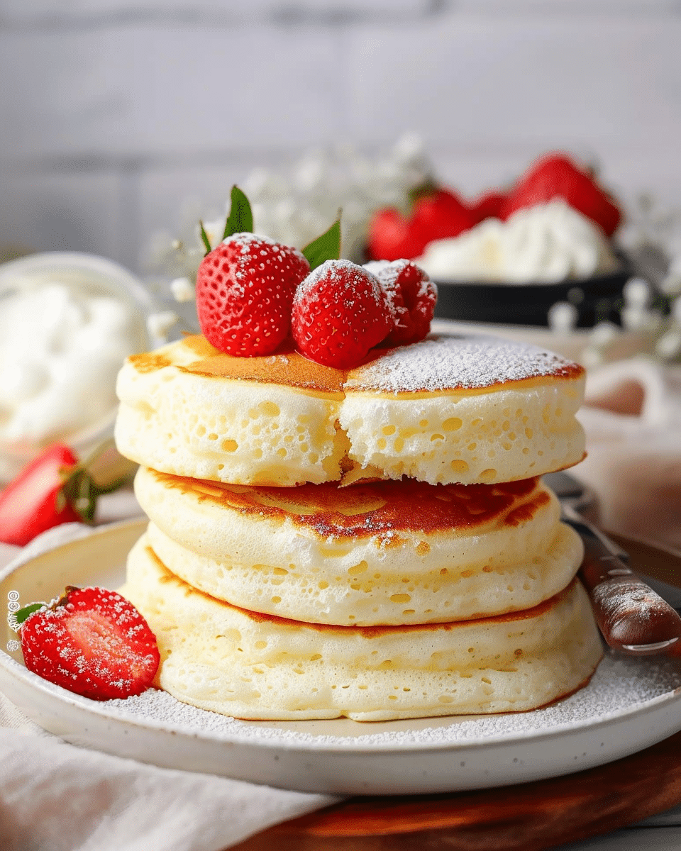 Coconut Cream Pancakes