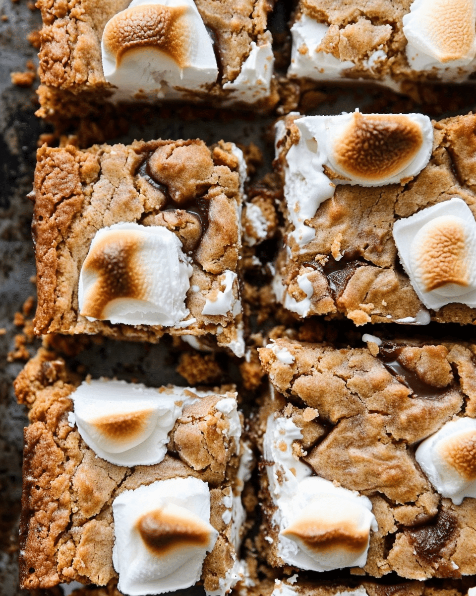S’mores Cookie Bars