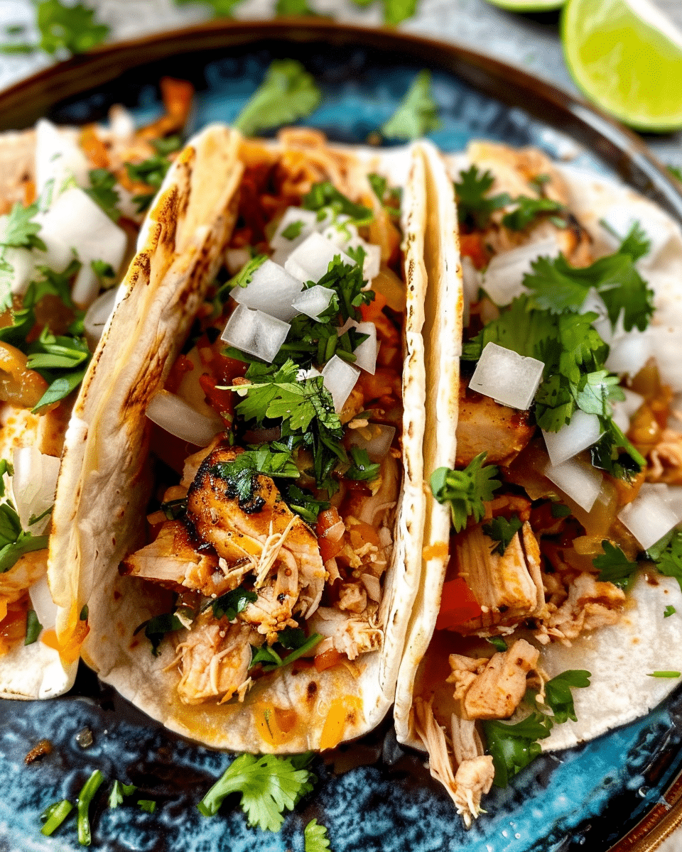 Easy Chicken Street Tacos Recipe