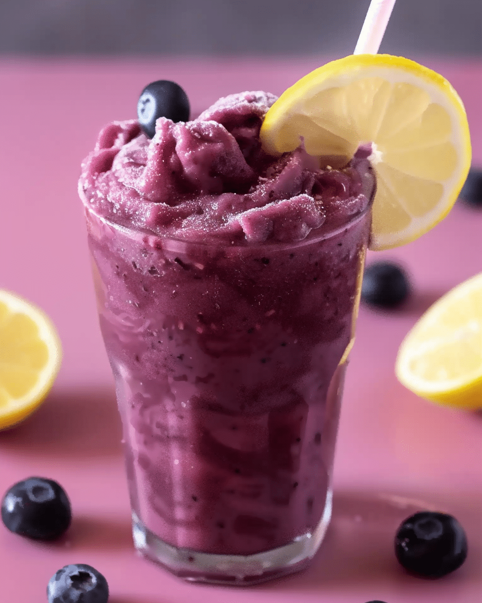 Blueberry Frosted Lemonade Recipe
