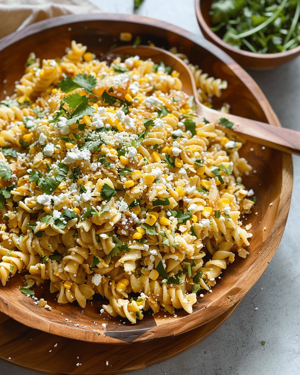 Easy Elote Pasta Salad