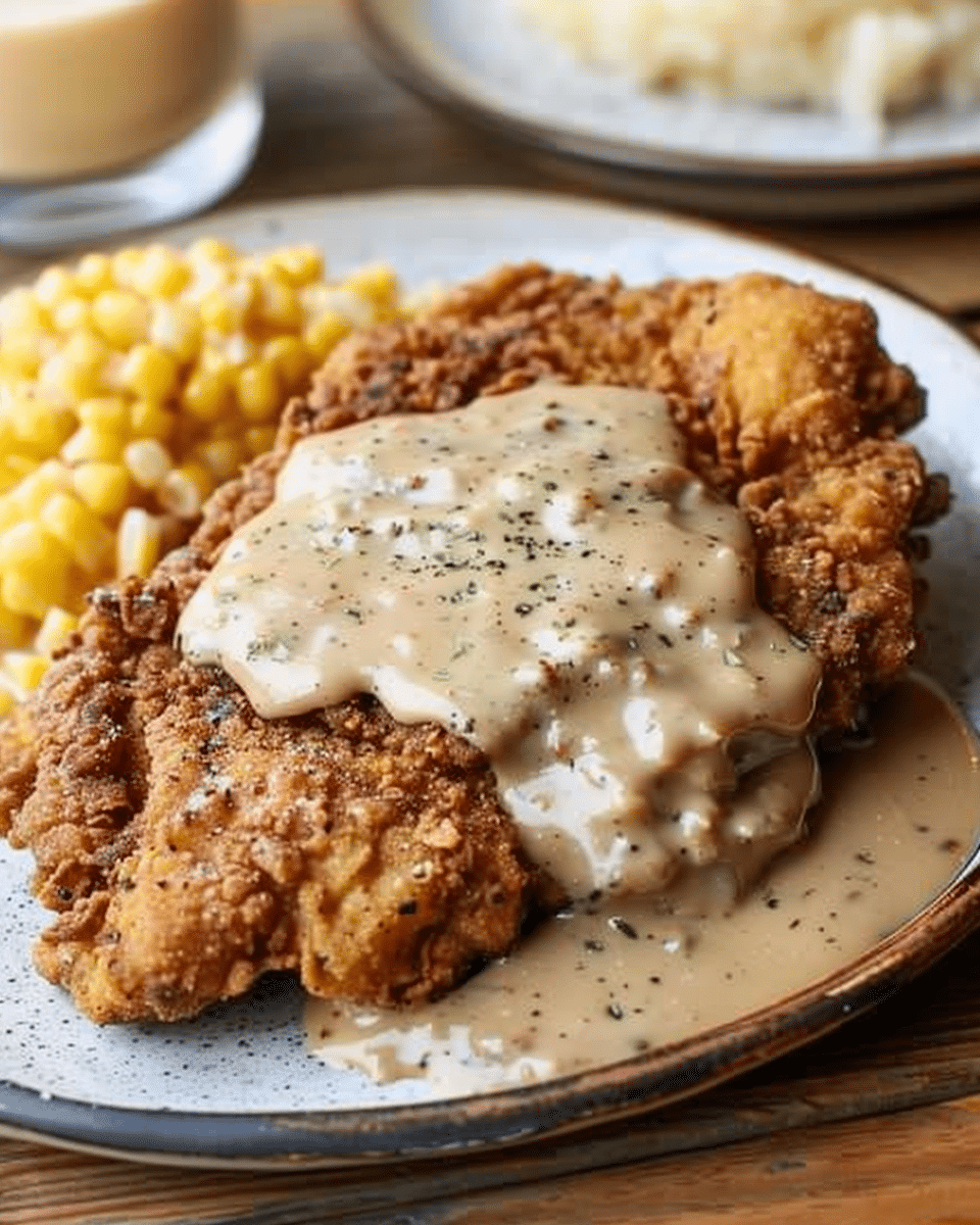 Chicken Fried Steak with Country Gravy