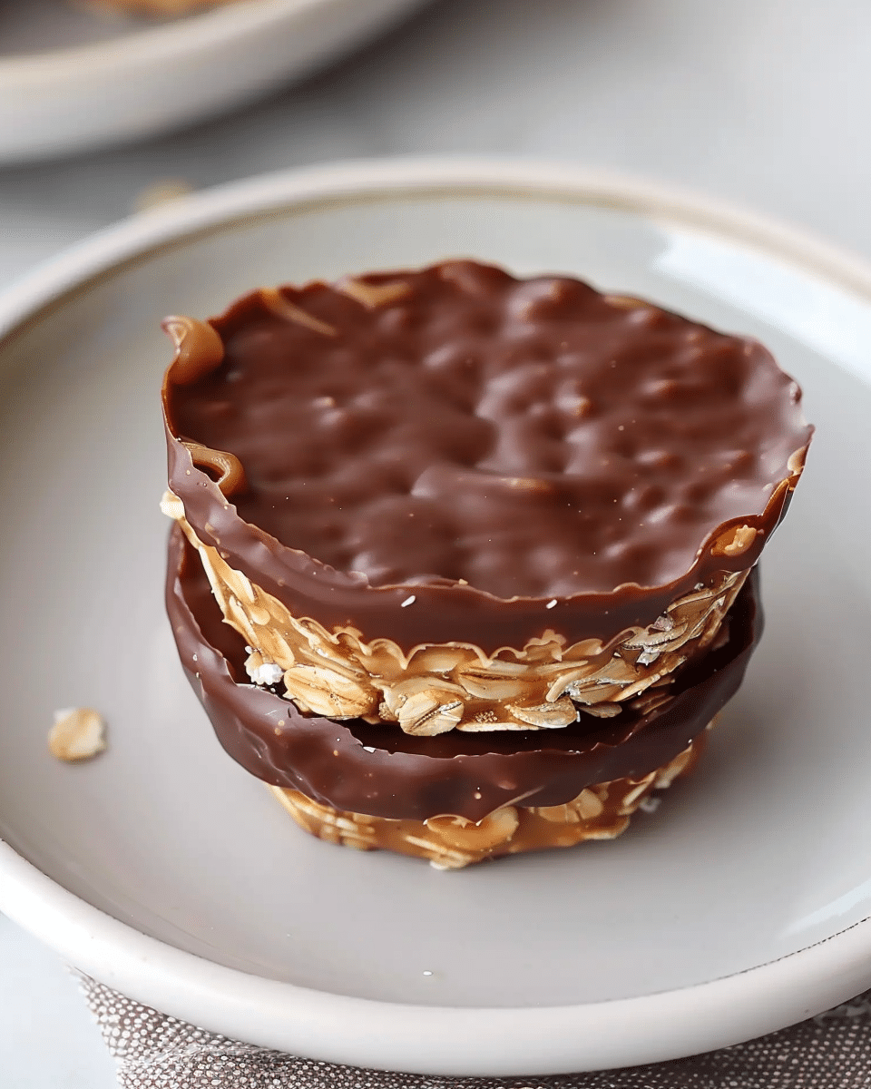 Easy No Bake Peanut Butter Oat Cups