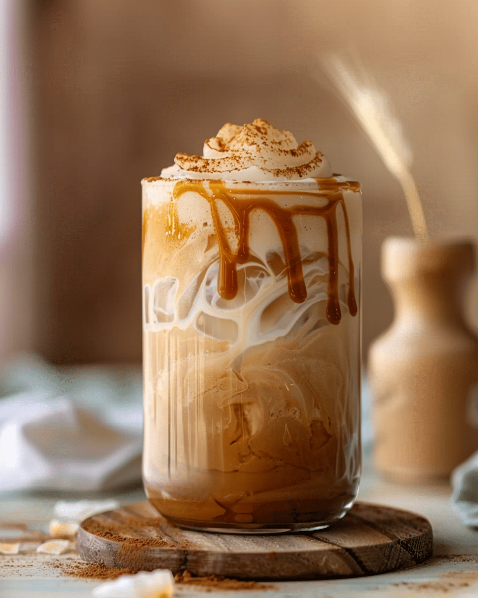 Iced Dulce De Leche Latte