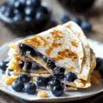 Blueberry Breakfast Quesadilla