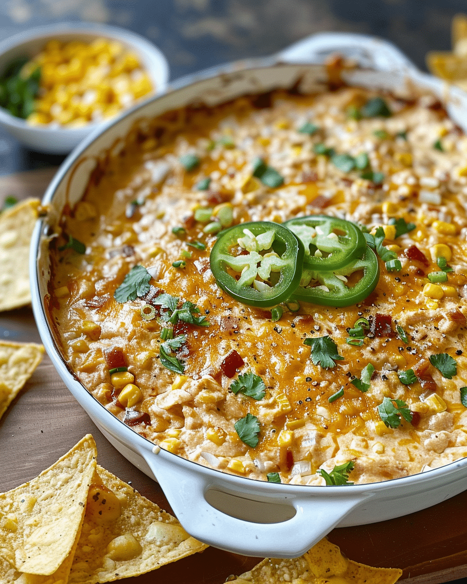 Smoked Mexican Street Corn Dip