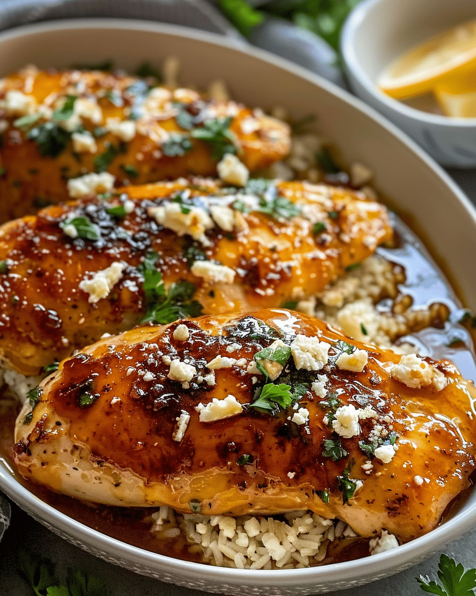 Hot Honey Feta Chicken
