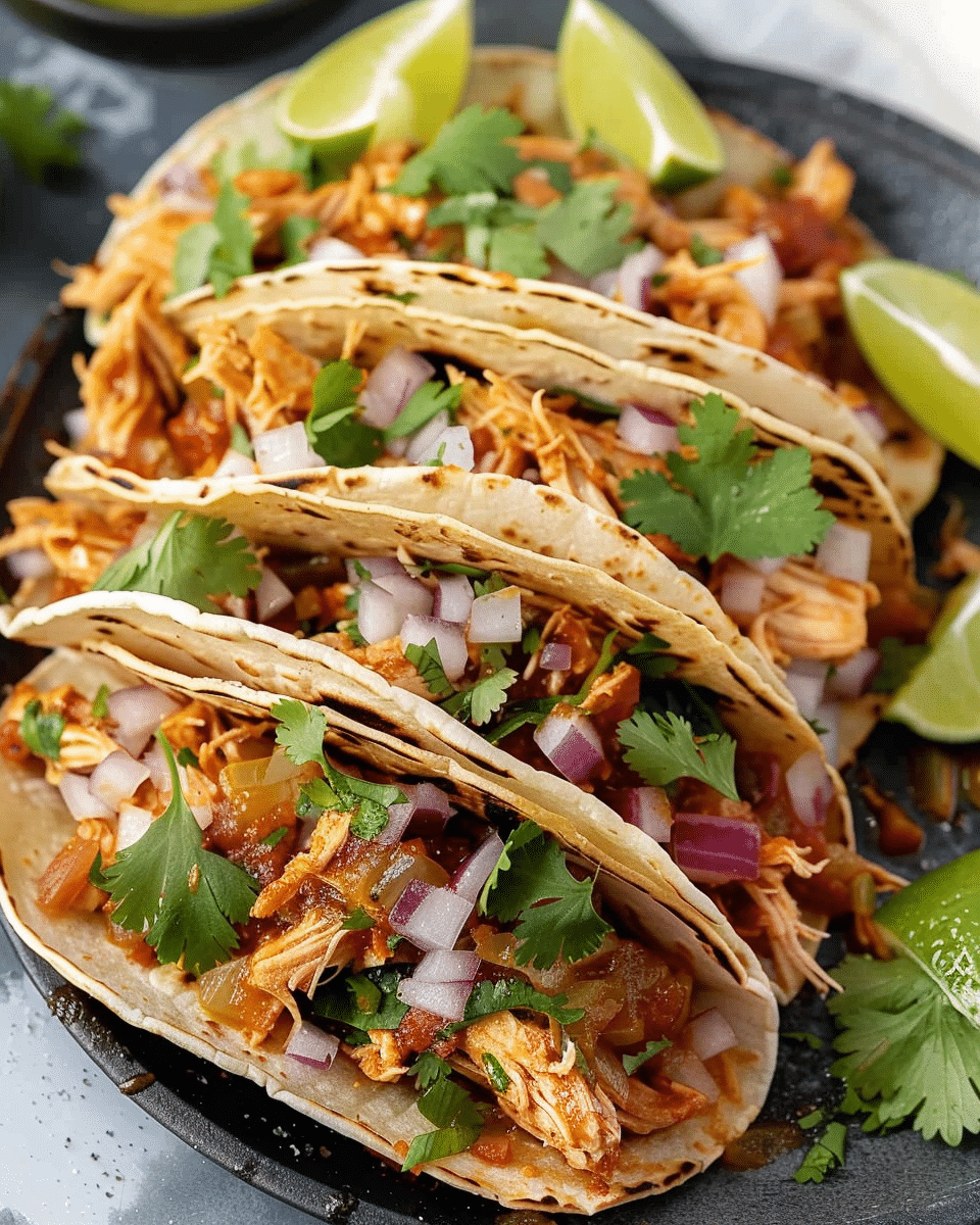 Crockpot Chicken Tacos