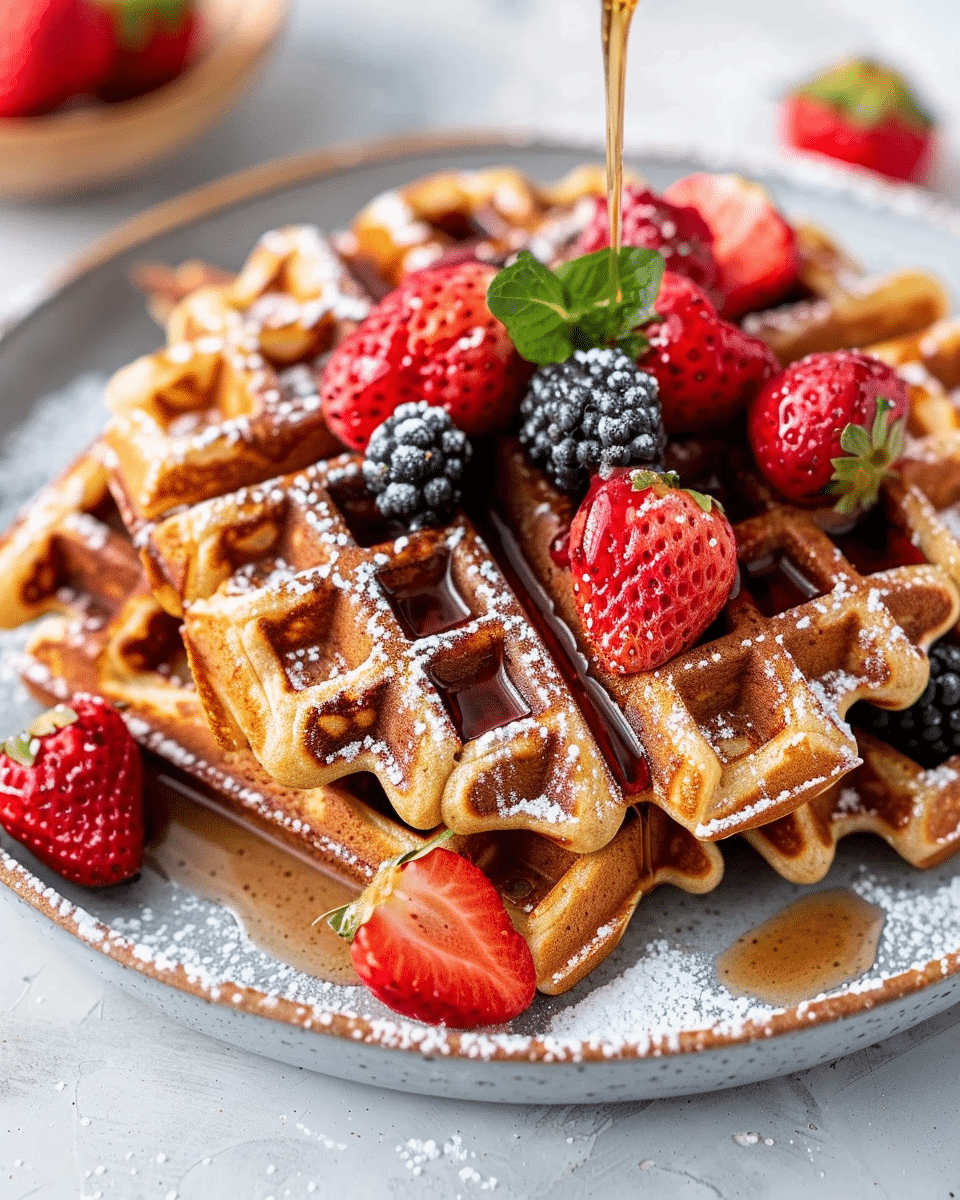 High-Protein Waffles
