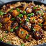 Honey BBQ Chicken Rice – The Best 1-Pan Family Dinner (50 Min)