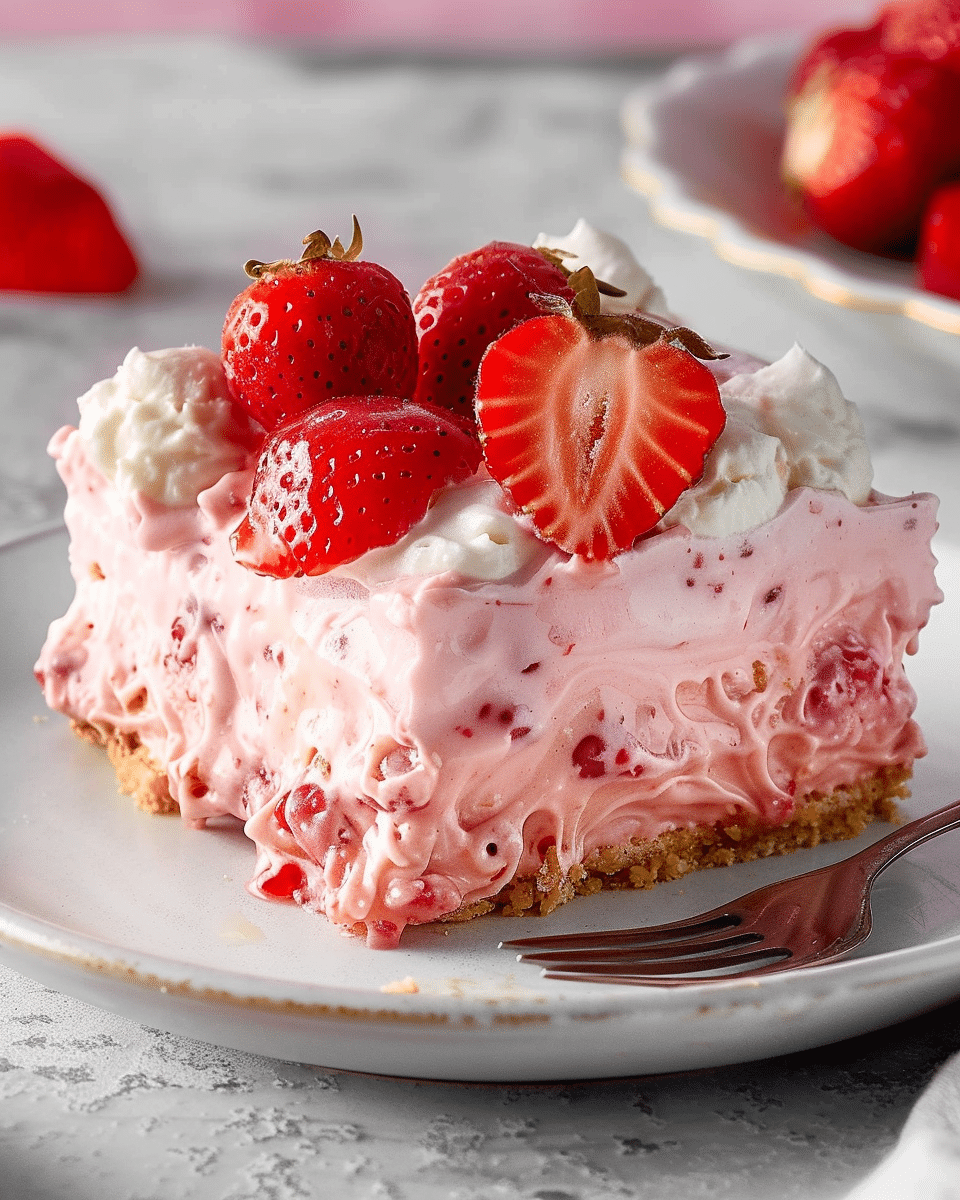No-Bake Strawberry Delight