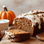 Pumpkin Bread with Cream Cheese Frosting