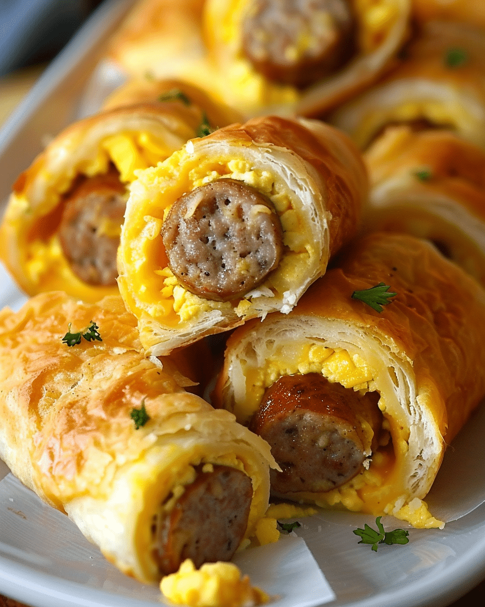 Sausage Egg & Cheese Roll-Ups