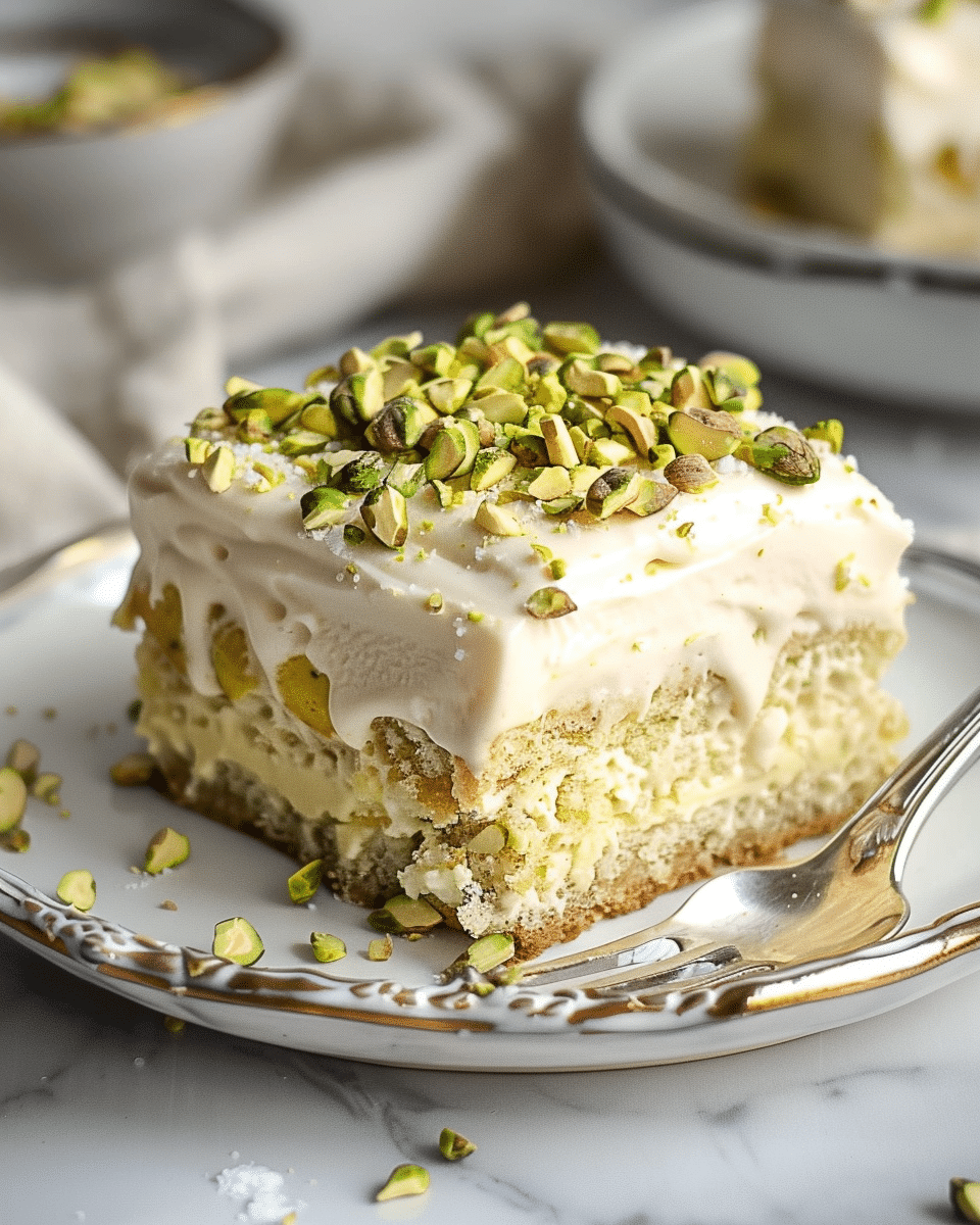 Vegan Pistachio Tres Leches