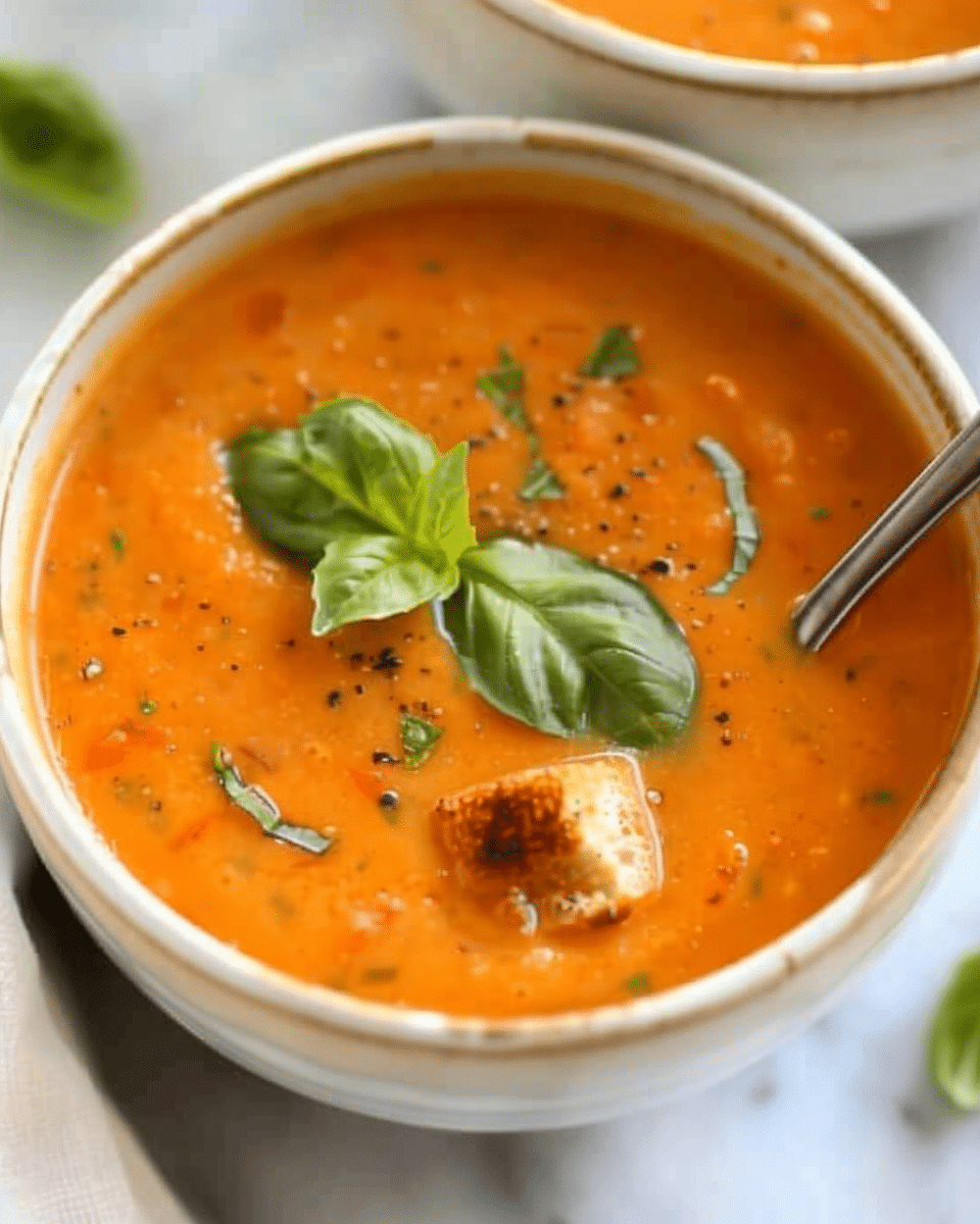Creamy Tomato Basil Soup