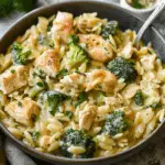 Cheesy Chicken Broccoli Orzo