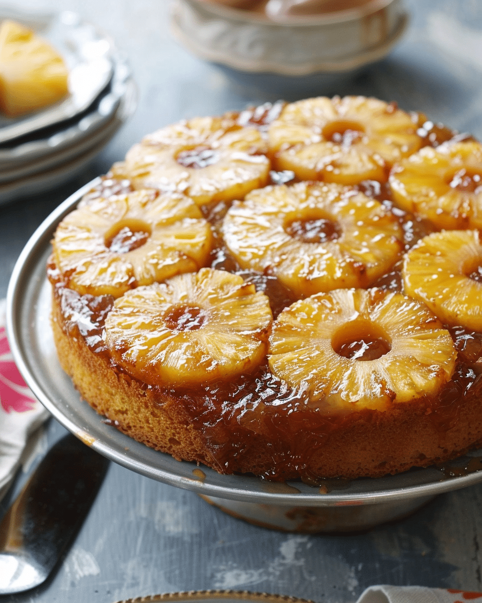 Pineapple Upside Down Cake