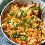 Jalapeño Buffalo Chicken Casserole