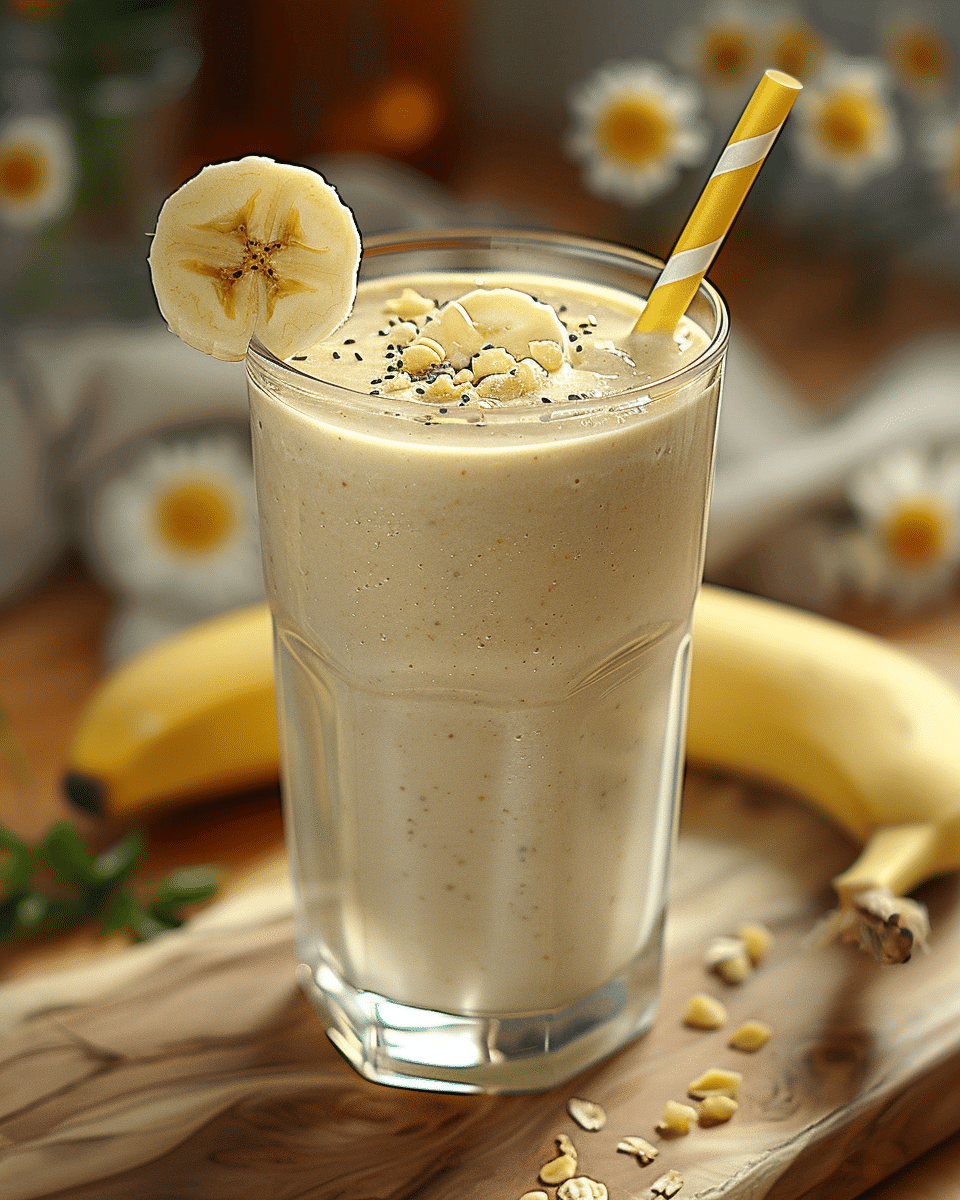 Banana Chamomile Tea Smoothie – A Tranquil Treat!