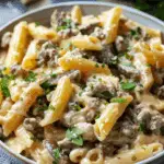 Philly Cheesesteak Pasta