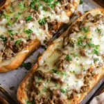 Philly Cheesesteak Garlic Bread