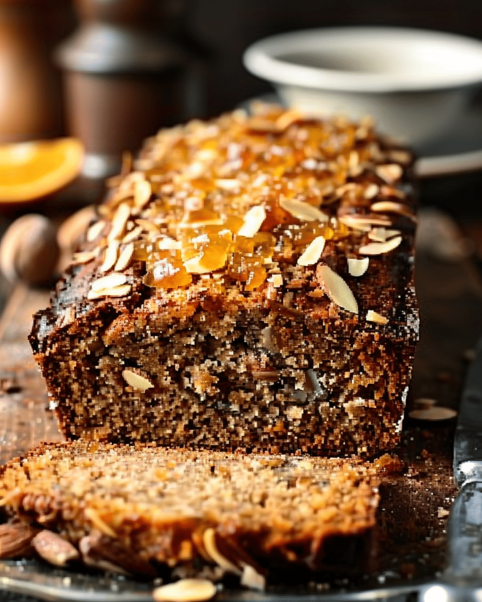 Date and Orange Almond Loaf