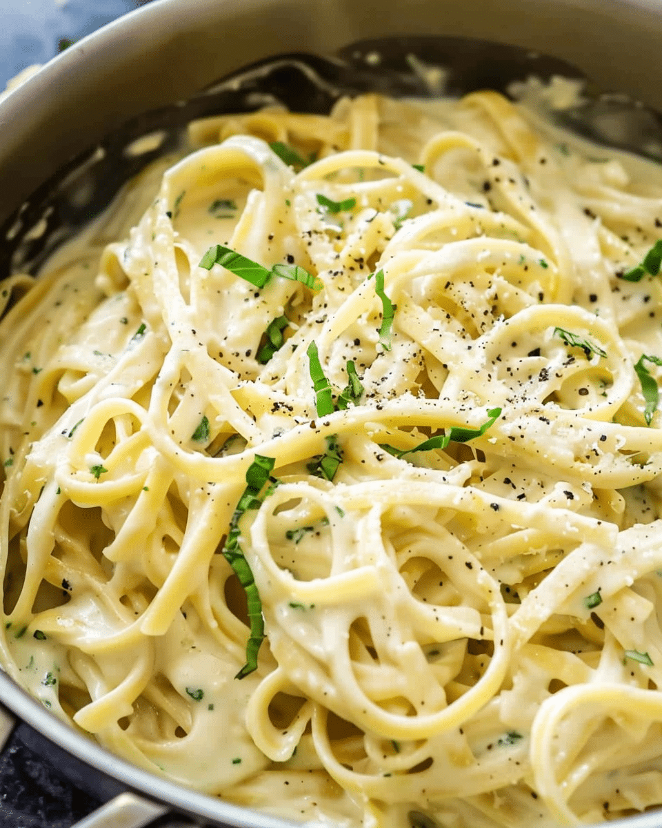 One Pot Creamy Garlic Pasta (Just 20 Minutes!)