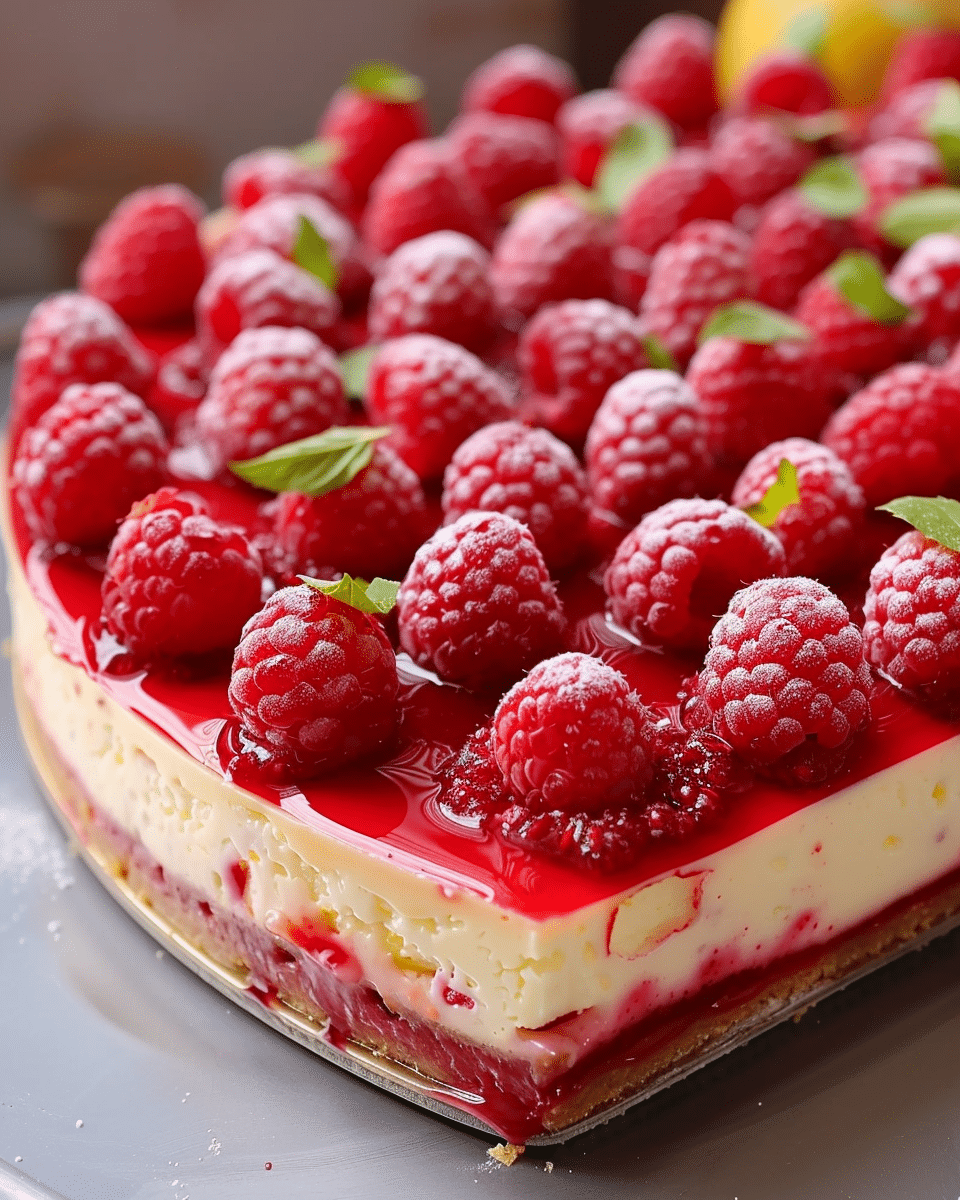 Raspberry Lemon Cheesecake