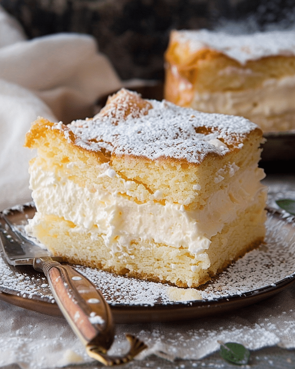 Karpatka (Polish Carpathian Cream Cake)