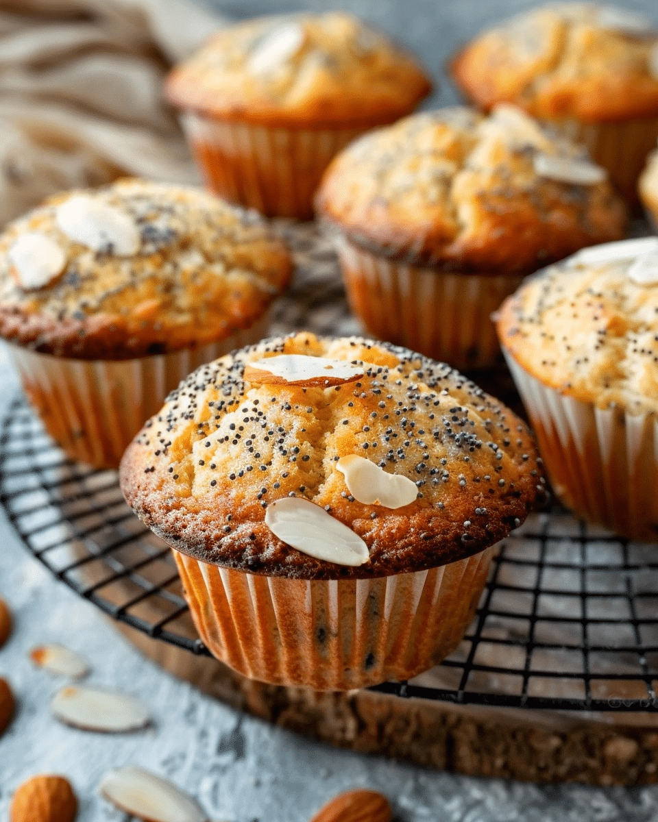 Almond Poppy Seed Muffins