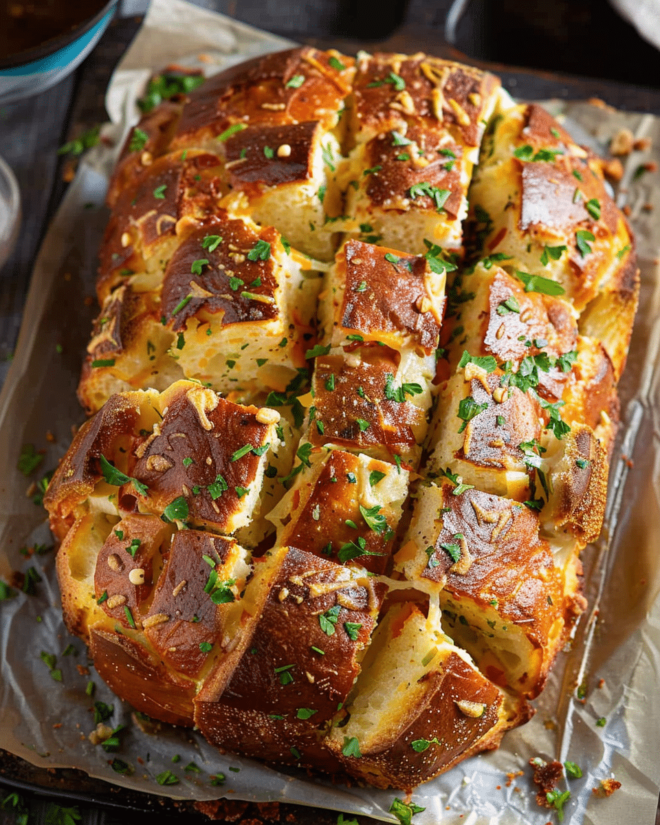 Easy Pull‑Apart Garlic Bread