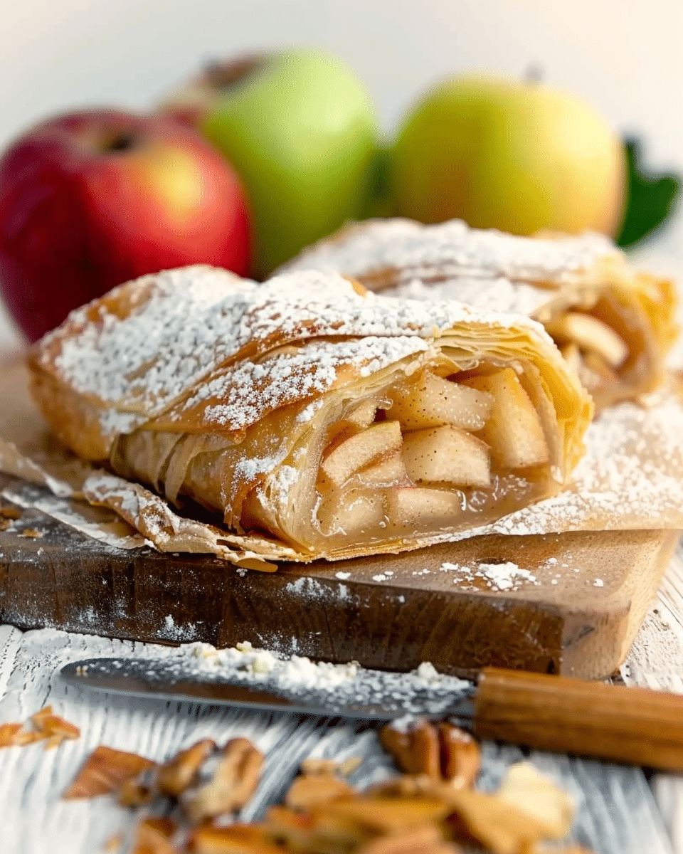 German Apple Strudel (Apfelstrudel)