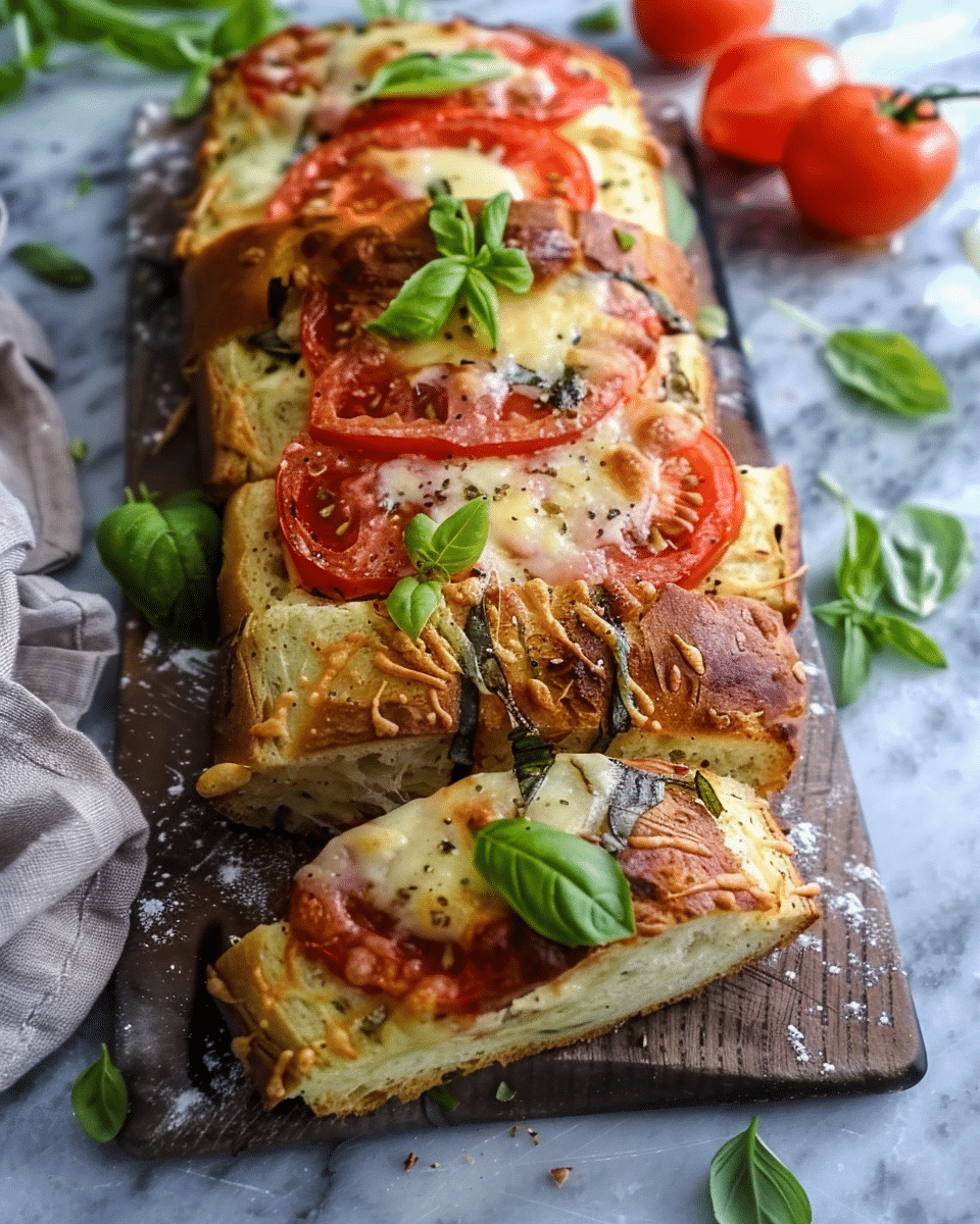 Savory Caprese Bread